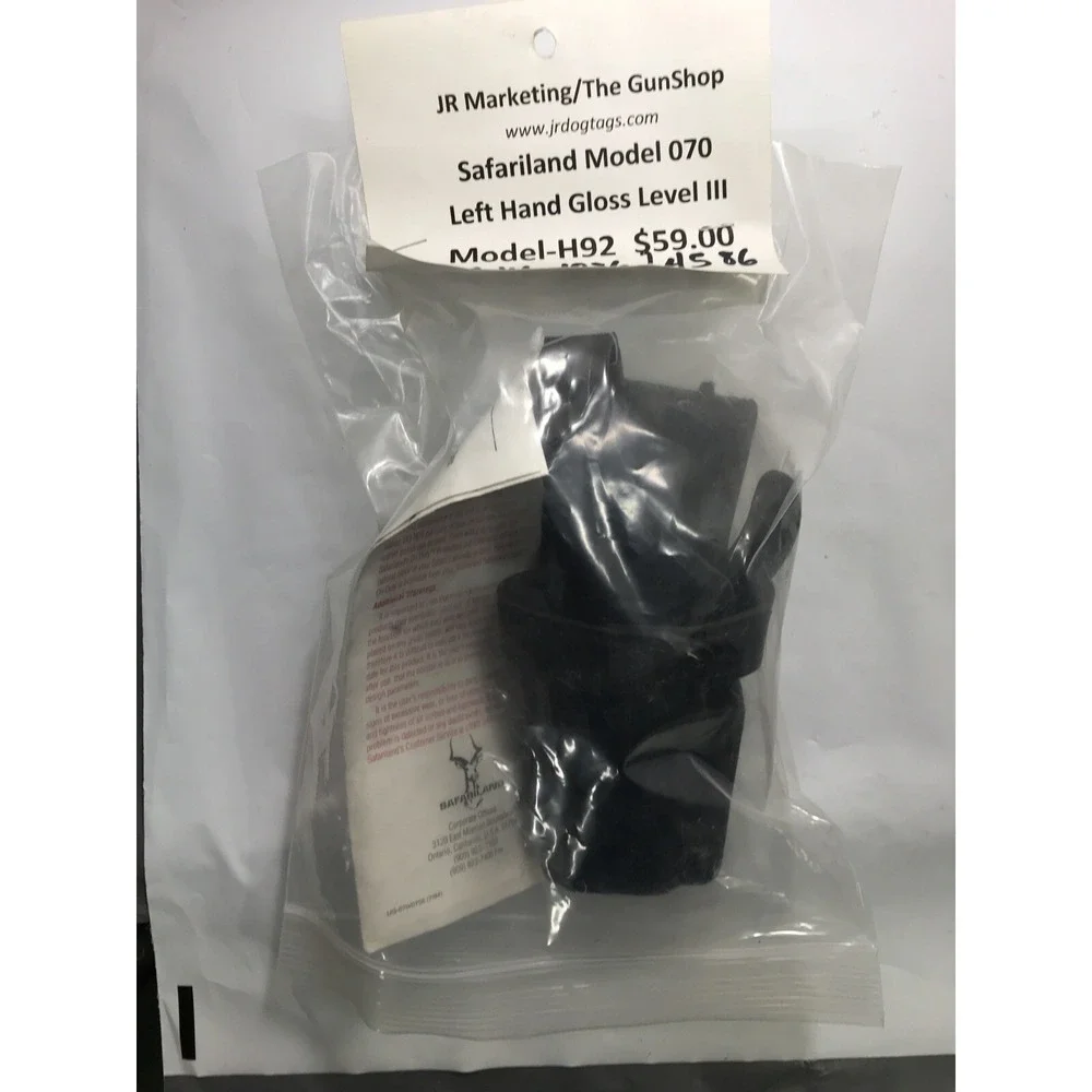 Safariland 070/0705 Level 3 Holster LH for S&W 1086 or 4586 High Gloss Left Hand